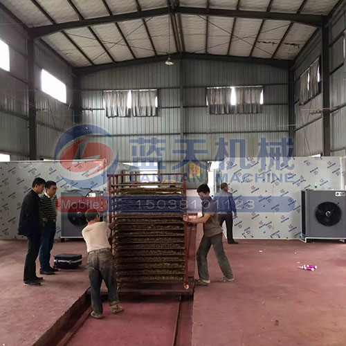 湖北水果烘干機(jī)安裝現(xiàn)場(chǎng)